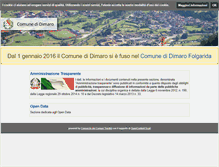 Tablet Screenshot of comune.dimaro.tn.it